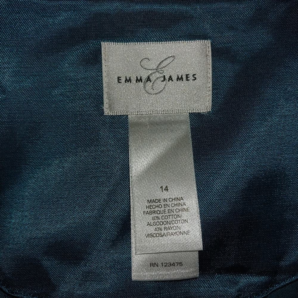 Blue satin jacket - Picture 8 of 8